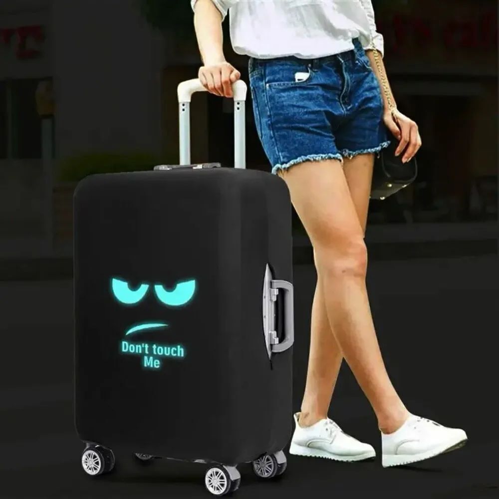 NWT Black Night Luminous Don’t touch me M 22”-25” Suitcase Luggage Elastic Cover - Picture 12 of 12